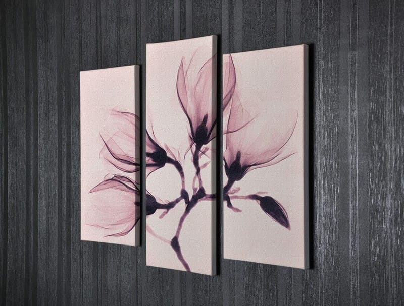 Dekorativ Canvasbillede 3-Dele 45x20 cm - Flerfarvet - Boligtilbehør - Billeder & kunst - Billeder på lærred