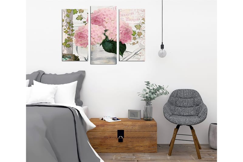 Dekorativ Canvasbillede 3-Dele 45x20 cm - Flerfarvet - Boligtilbehør - Billeder & kunst - Billeder på lærred