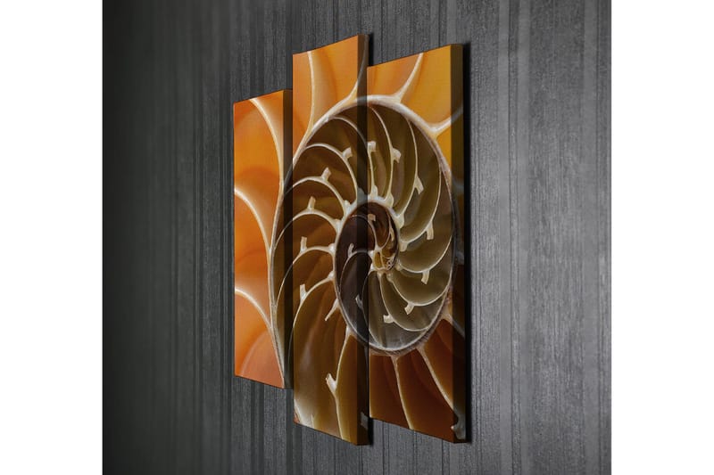 Dekorativ Canvasbillede 3-Dele 45x20 cm - Flerfarvet - Boligtilbehør - Billeder & kunst - Billeder på lærred