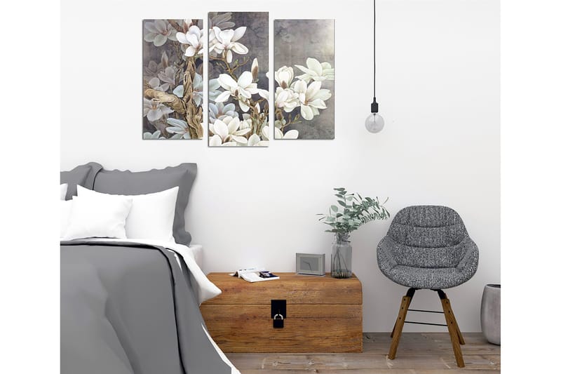 Dekorativ Canvasbillede 3-Dele 45x20 cm - Flerfarvet - Boligtilbehør - Billeder & kunst - Billeder på lærred