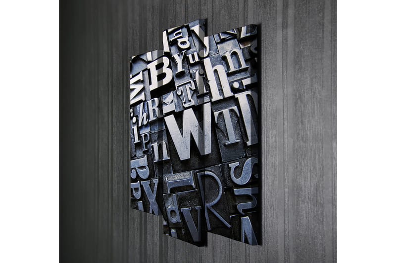 Dekorativ Canvasbillede 3-Dele 45x20 cm - Flerfarvet - Boligtilbehør - Billeder & kunst - Billeder på lærred