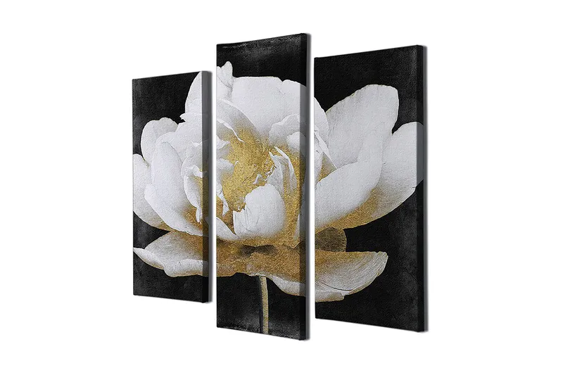 Dekorativ Canvasbillede 3-Dele 45x20 cm, Flerfarvet