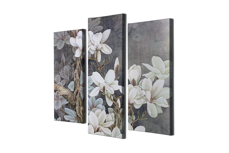 Dekorativ Canvasbillede 3-Dele 45x20 cm, Flerfarvet