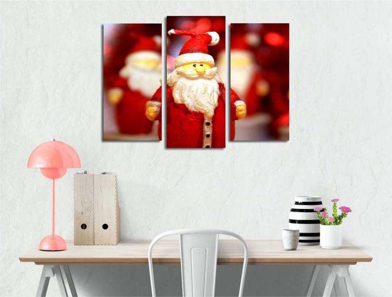 Dekorativ Canvasbillede 3-Dele 45x20 cm, Flerfarvet