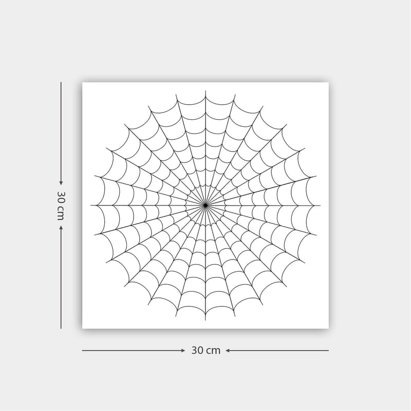 Dekorativ Canvasbillede 30x30 cm, Hvid|Sort