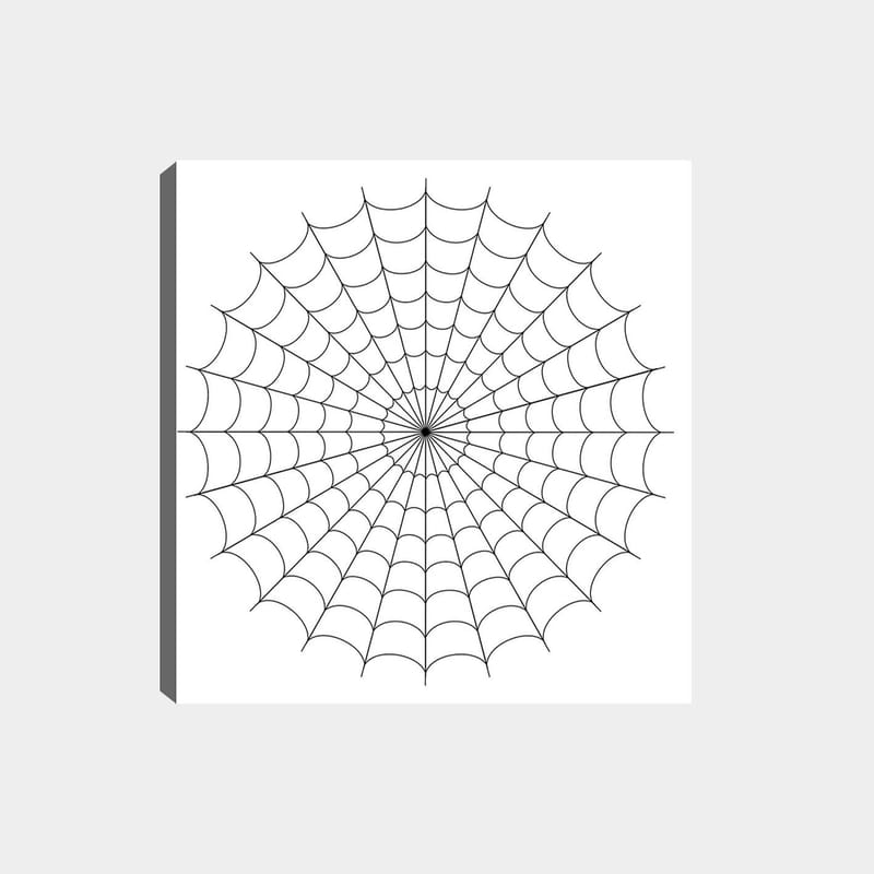 Dekorativ Canvasbillede 30x30 cm - Hvid|Sort - Boligtilbehør - Billeder & kunst - Billeder på lærred