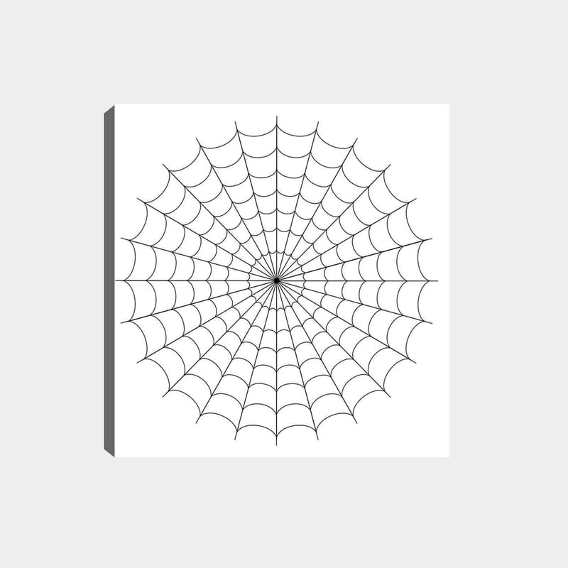 Dekorativ Canvasbillede 30x30 cm - Hvid|Sort - Boligtilbehør - Billeder & kunst - Billeder på lærred