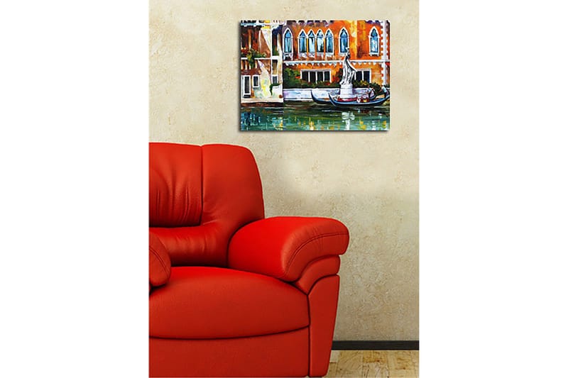 Dekorativ Canvasbillede 30x40 cm - Flerfarvet - Boligtilbehør - Billeder & kunst - Billeder på lærred