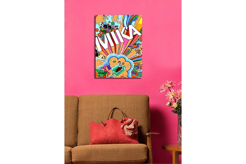 Dekorativ Canvasbillede 30x40 cm - Flerfarvet - Boligtilbehør - Billeder & kunst - Billeder på lærred