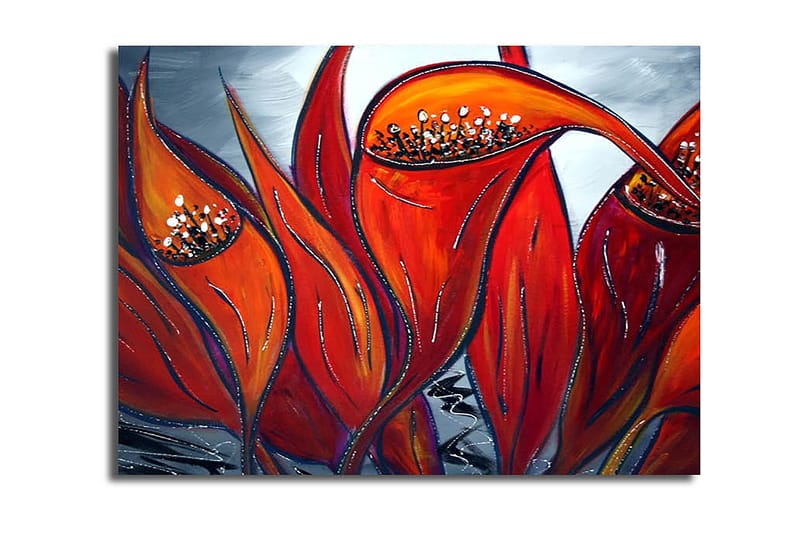 Dekorativ Canvasbillede 30x40 cm - Flerfarvet - Boligtilbehør - Billeder & kunst - Billeder på lærred
