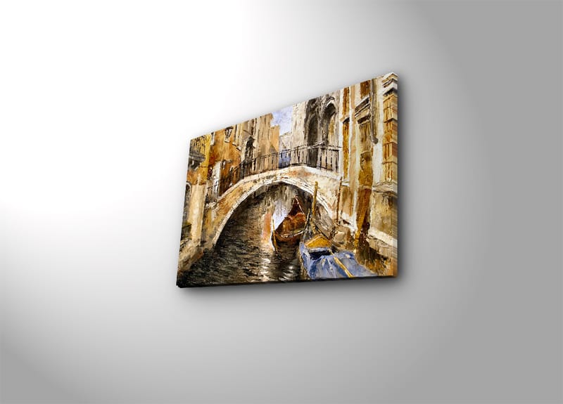 Dekorativ Canvasbillede 30x40 cm - Flerfarvet - Boligtilbehør - Billeder & kunst - Billeder på lærred