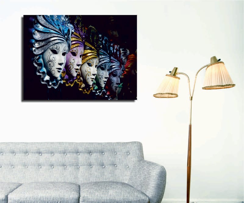 Dekorativ Canvasbillede 30x40 cm - Flerfarvet - Boligtilbehør - Billeder & kunst - Billeder på lærred