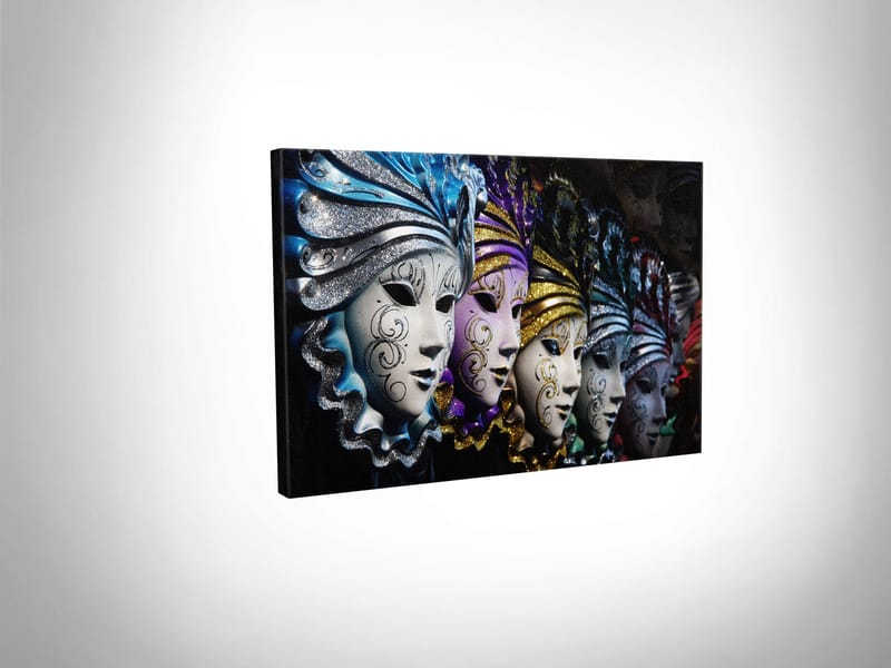 Dekorativ Canvasbillede 30x40 cm - Flerfarvet - Boligtilbehør - Billeder & kunst - Billeder på lærred