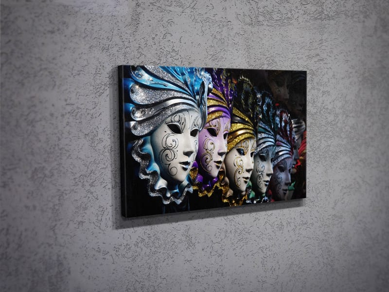 Dekorativ Canvasbillede 30x40 cm - Flerfarvet - Boligtilbehør - Billeder & kunst - Billeder på lærred
