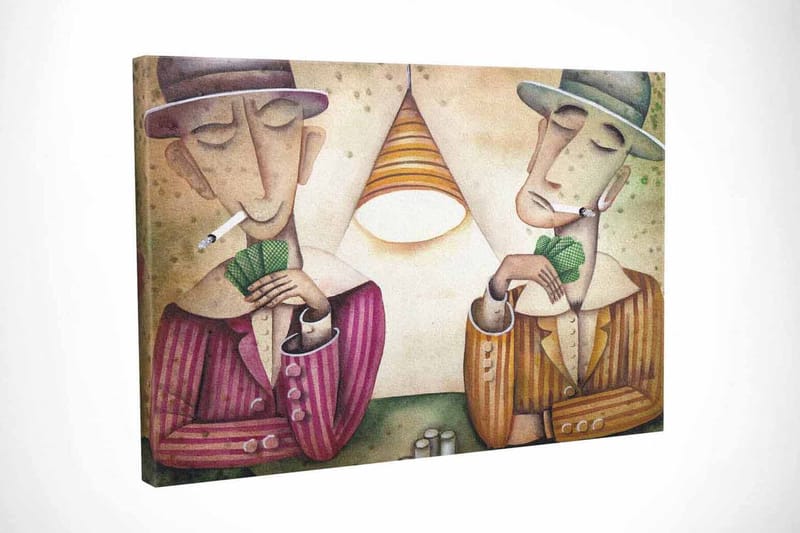 Dekorativ Canvasbillede 30x40 cm - Flerfarvet - Boligtilbehør - Billeder & kunst - Billeder på lærred