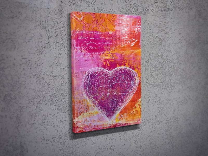 Dekorativ Canvasbillede 30x40 cm - Flerfarvet - Boligtilbehør - Billeder & kunst - Billeder på lærred