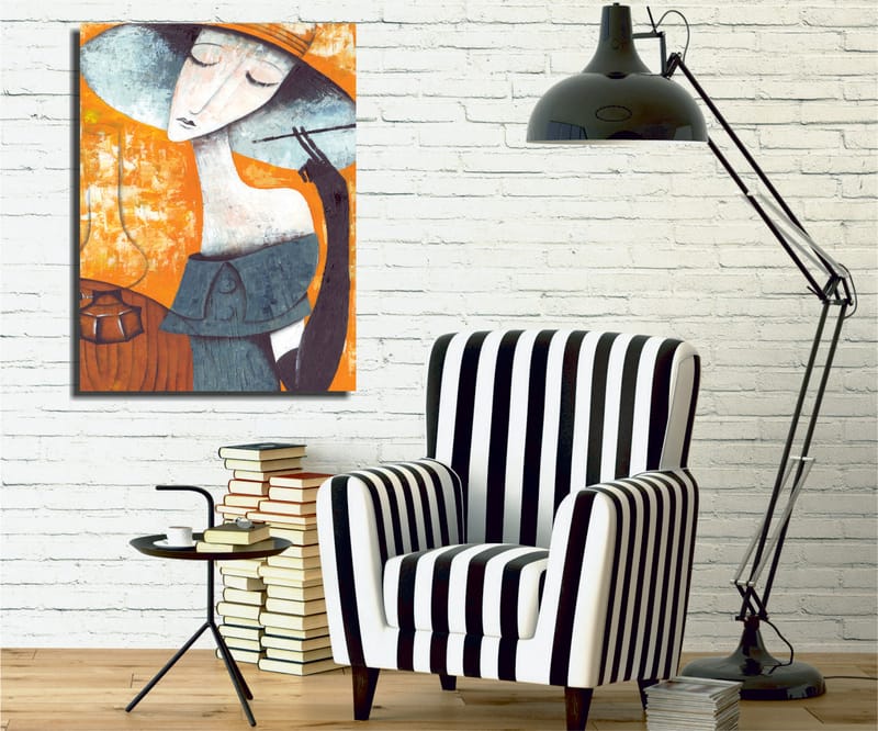 Dekorativ Canvasbillede 30x40 cm - Flerfarvet - Boligtilbehør - Billeder & kunst - Billeder på lærred