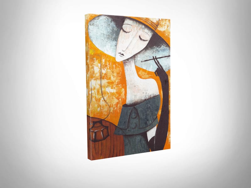 Dekorativ Canvasbillede 30x40 cm - Flerfarvet - Boligtilbehør - Billeder & kunst - Billeder på lærred