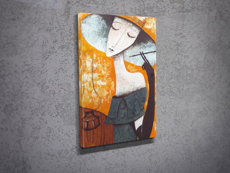 Dekorativ Canvasbillede 30x40 cm - Flerfarvet - Boligtilbehør - Billeder & kunst - Billeder på lærred