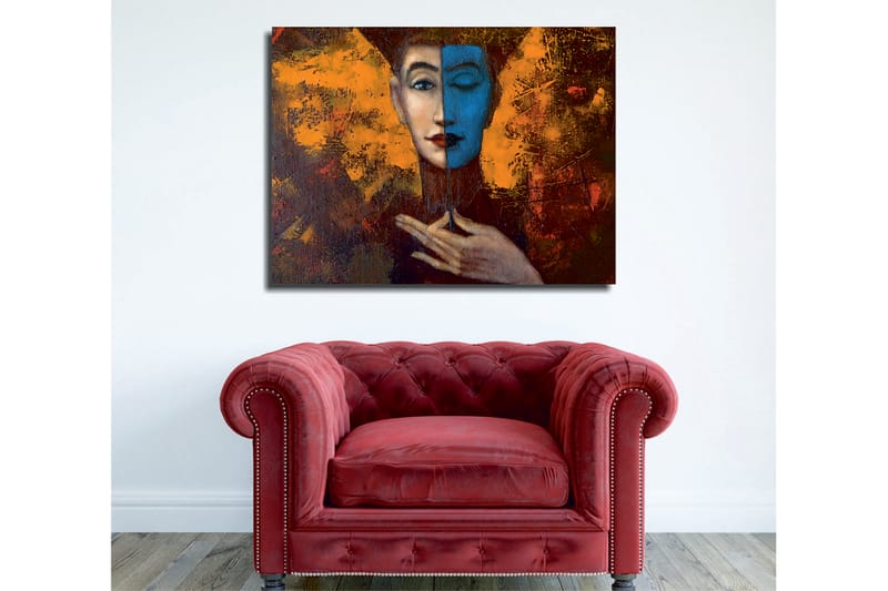 Dekorativ Canvasbillede 30x40 cm - Flerfarvet - Boligtilbehør - Billeder & kunst - Billeder på lærred