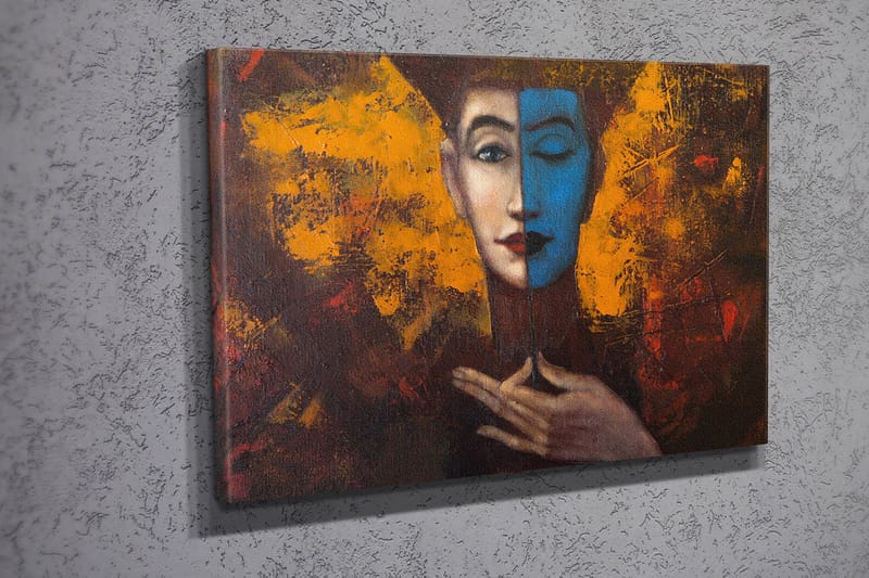 Dekorativ Canvasbillede 30x40 cm - Flerfarvet - Boligtilbehør - Billeder & kunst - Billeder på lærred