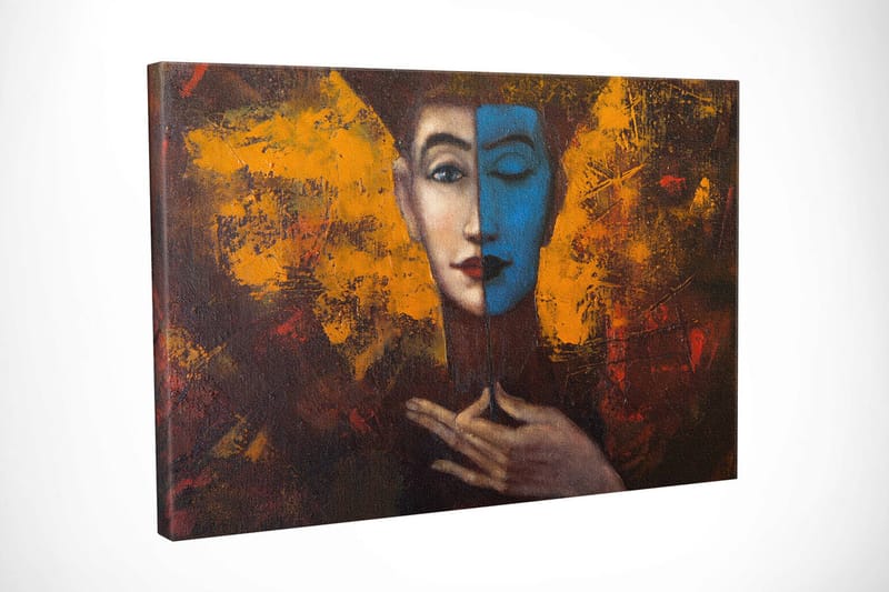 Dekorativ Canvasbillede 30x40 cm - Flerfarvet - Boligtilbehør - Billeder & kunst - Billeder på lærred
