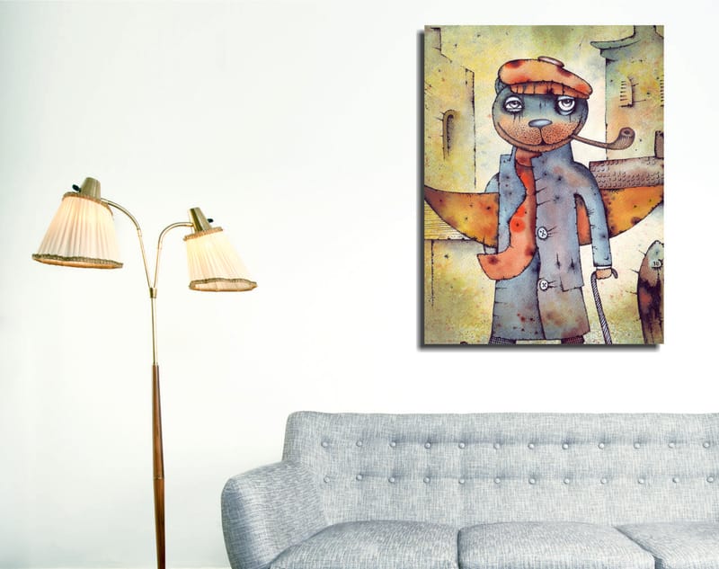Dekorativ Canvasbillede 30x40 cm - Flerfarvet - Boligtilbehør - Billeder & kunst - Billeder på lærred