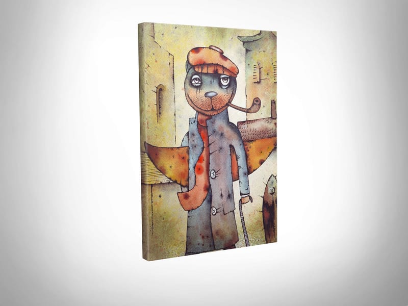 Dekorativ Canvasbillede 30x40 cm - Flerfarvet - Boligtilbehør - Billeder & kunst - Billeder på lærred