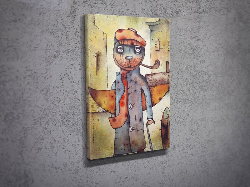 Dekorativ Canvasbillede 30x40 cm - Flerfarvet - Boligtilbehør - Billeder & kunst - Billeder på lærred