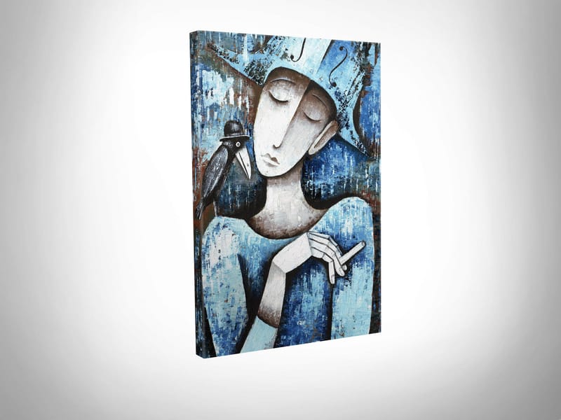 Dekorativ Canvasbillede 30x40 cm - Flerfarvet - Boligtilbehør - Billeder & kunst - Billeder på lærred