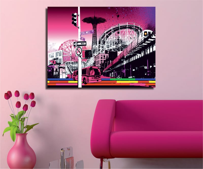 Dekorativ Canvasbillede 30x40 cm, Flerfarvet