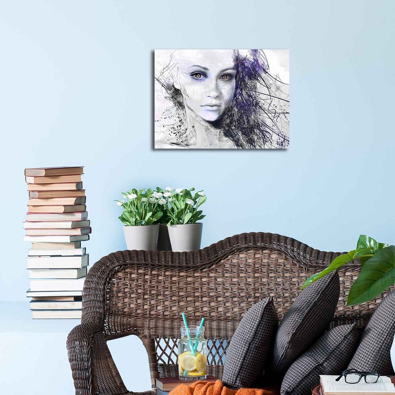 Dekorativ Canvasbillede 30x40 cm - Flerfarvet - Boligtilbehør - Billeder & kunst - Billeder på lærred