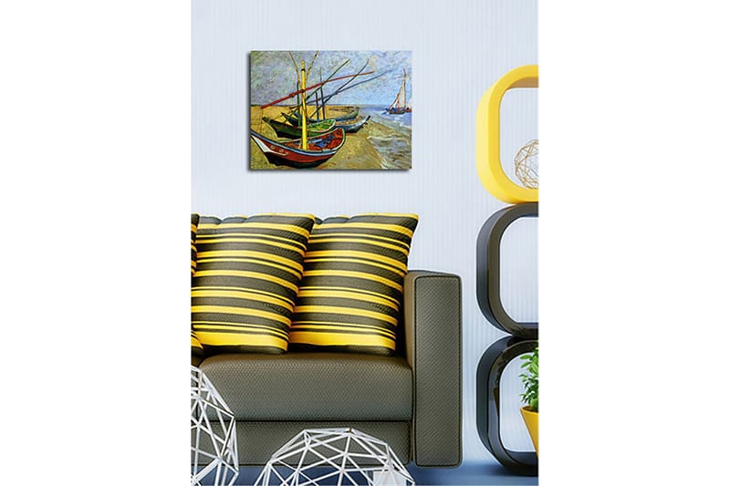 Dekorativ Canvasbillede 30x40 cm - Flerfarvet - Boligtilbehør - Billeder & kunst - Billeder på lærred