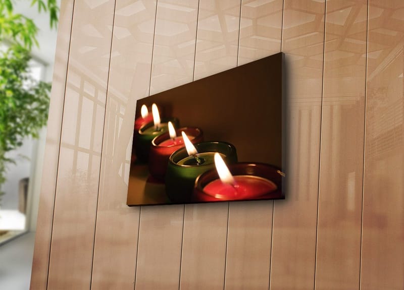 Dekorativ Canvasbillede 30x40 cm - Flerfarvet - Boligtilbehør - Billeder & kunst - Billeder på lærred