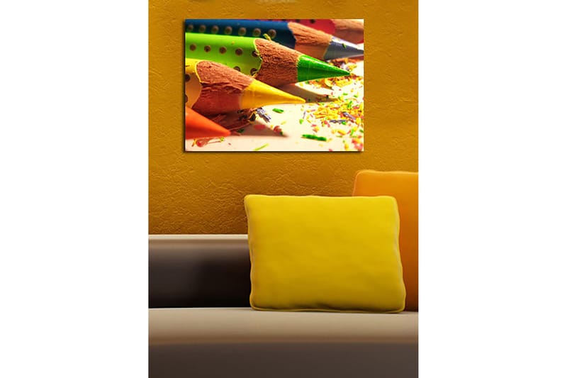 Dekorativ Canvasbillede 30x40 cm - Flerfarvet - Boligtilbehør - Billeder & kunst - Billeder på lærred