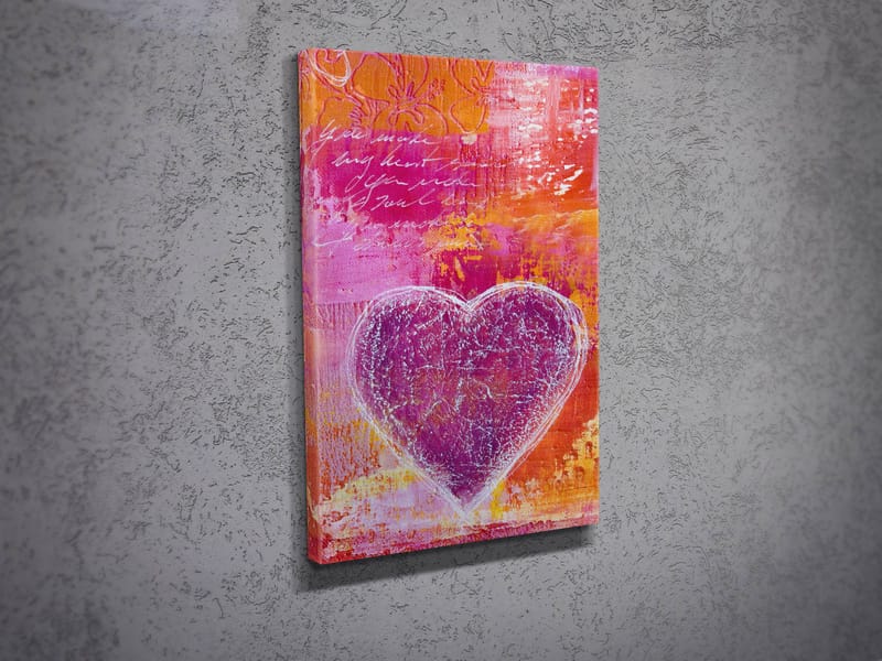 Dekorativ Canvasbillede 30x40 cm - Flerfarvet - Boligtilbehør - Billeder & kunst - Billeder på lærred