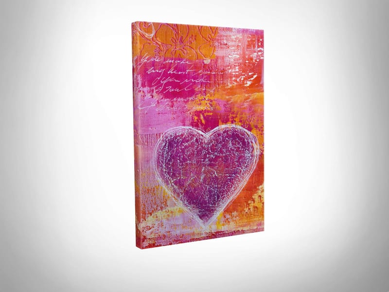 Dekorativ Canvasbillede 30x40 cm - Flerfarvet - Boligtilbehør - Billeder & kunst - Billeder på lærred