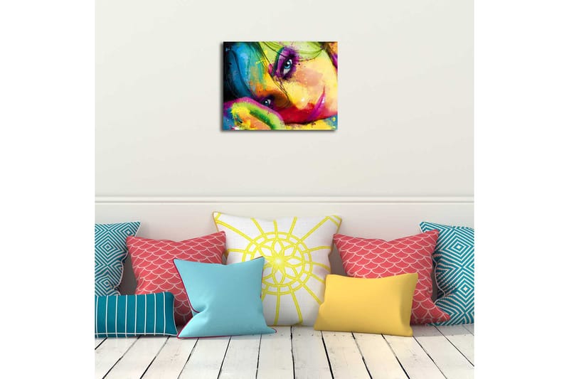 Dekorativ Canvasbillede 30x40 cm - Flerfarvet - Boligtilbehør - Billeder & kunst - Billeder på lærred