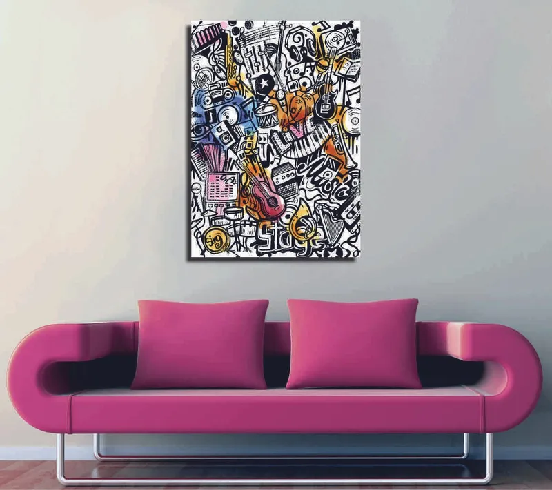 Dekorativ Canvasbillede 30x40 cm, Flerfarvet