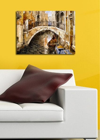 Dekorativ Canvasbillede 30x40 cm - Flerfarvet - Boligtilbehør - Billeder & kunst - Billeder på lærred