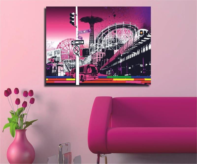 Dekorativ Canvasbillede 30x40 cm, Flerfarvet