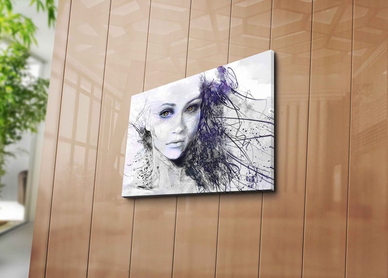 Dekorativ Canvasbillede 30x40 cm - Flerfarvet - Boligtilbehør - Billeder & kunst - Billeder på lærred