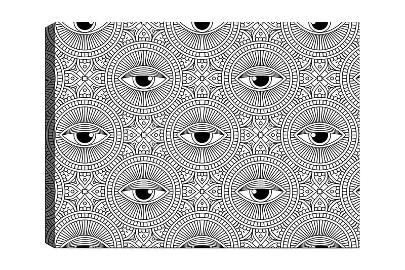 Dekorativ Canvasbillede 30x40 cm, Hvid|Sort