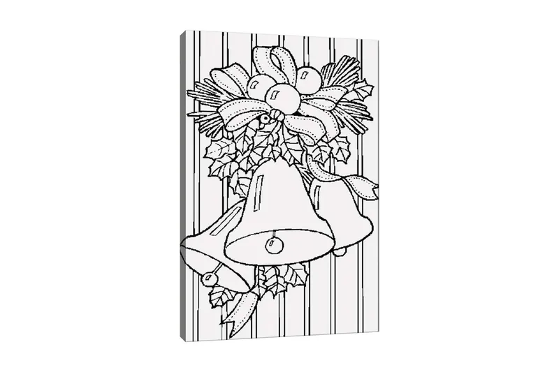 Dekorativ Canvasbillede 30x40 cm, Hvid|Sort