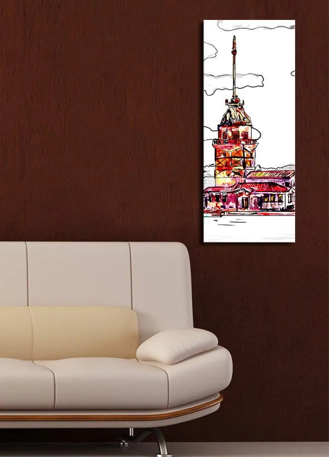 Dekorativ Canvasbillede 30x70 cm - Flerfarvet - Boligtilbehør - Billeder & kunst - Billeder på lærred