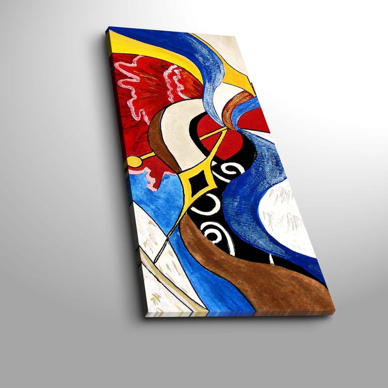 Dekorativ Canvasbillede 30x70 cm - Flerfarvet - Boligtilbehør - Billeder & kunst - Billeder på lærred