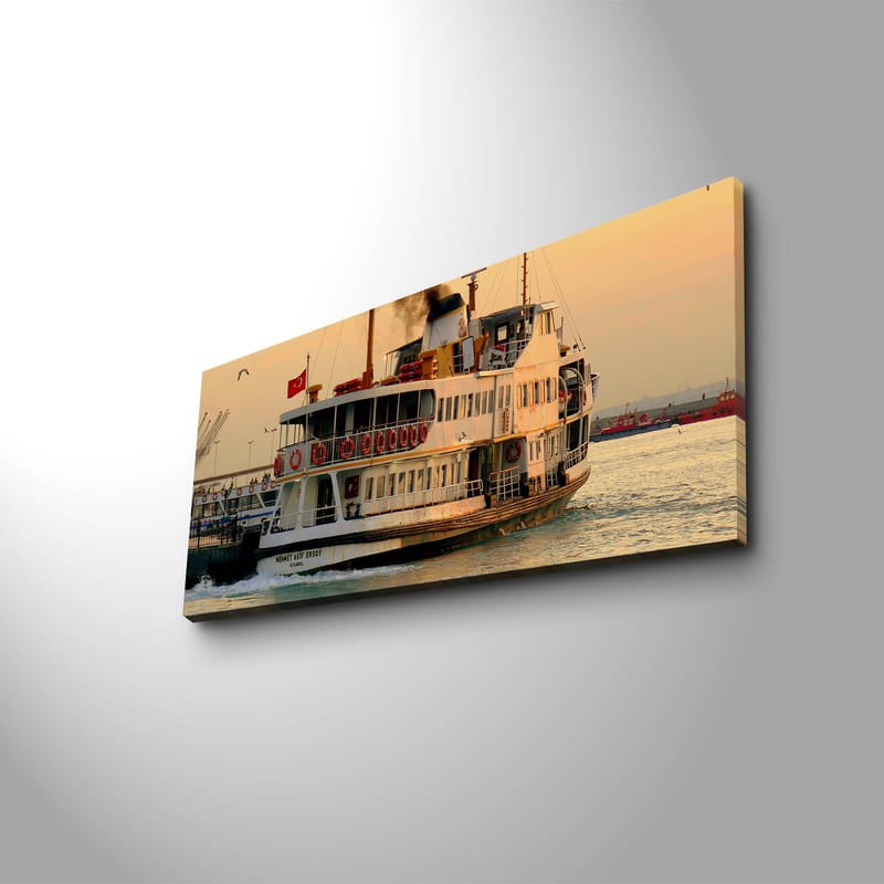 Dekorativ Canvasbillede 30x70 cm - Flerfarvet - Boligtilbehør - Billeder & kunst - Billeder på lærred