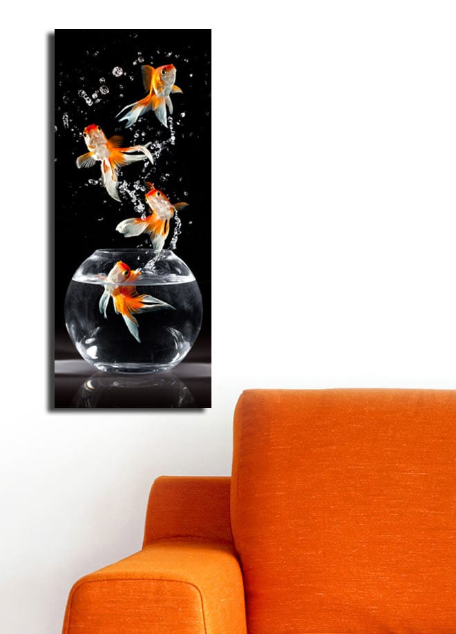 Dekorativ Canvasbillede 30x70 cm - Flerfarvet - Billeder på lærred
