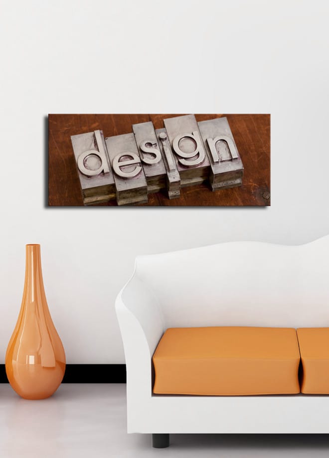Dekorativ Canvasbillede 30x70 cm - Flerfarvet - Boligtilbehør - Billeder & kunst - Billeder på lærred