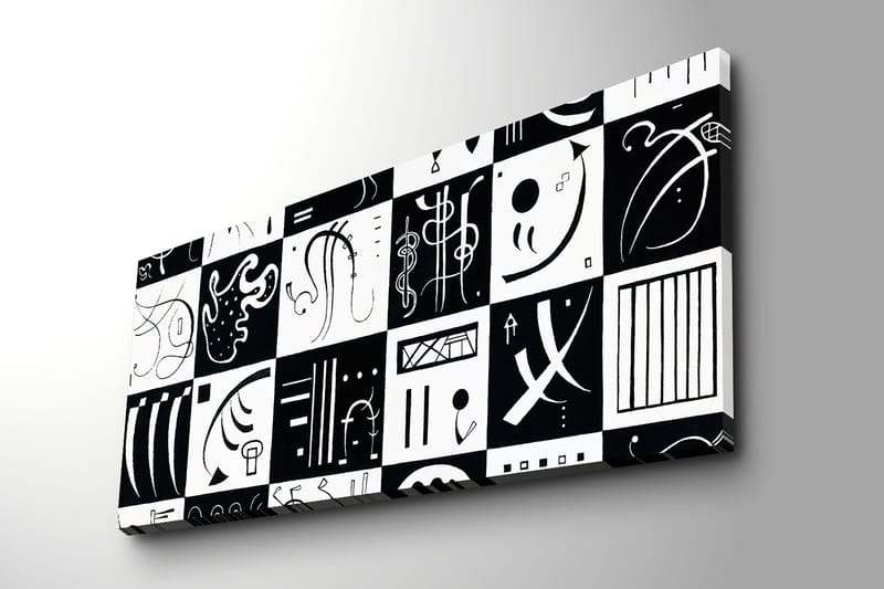 Dekorativ Canvasbillede 30x70 cm - Flerfarvet - Boligtilbehør - Billeder & kunst - Billeder på lærred